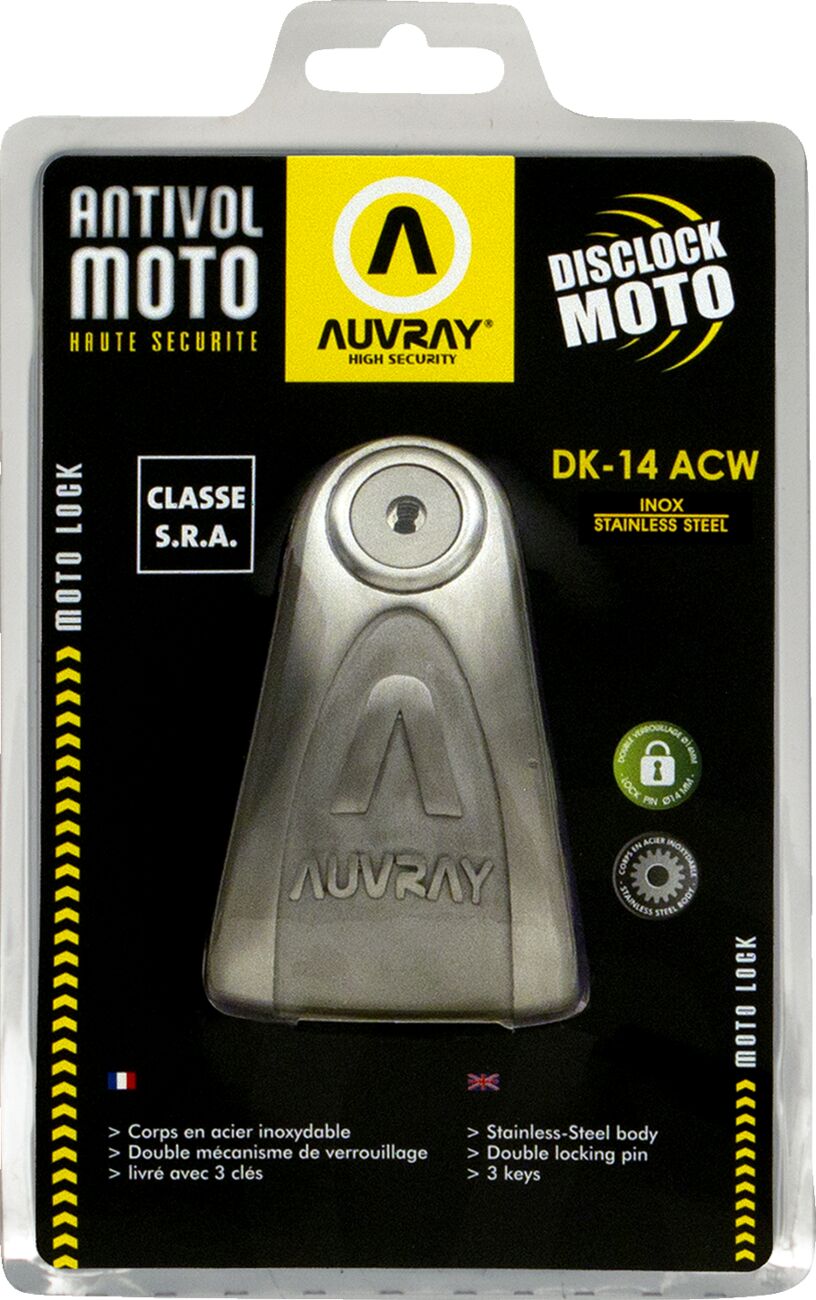 Auvray Block Disc Lock Dk 14 Sra Inox