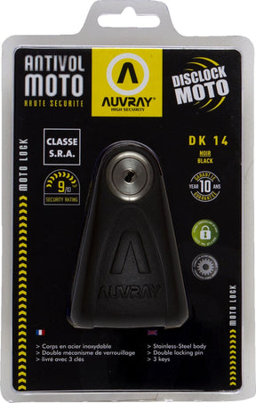 Auvray Block Disc Lock Dk 14 Sra Blac