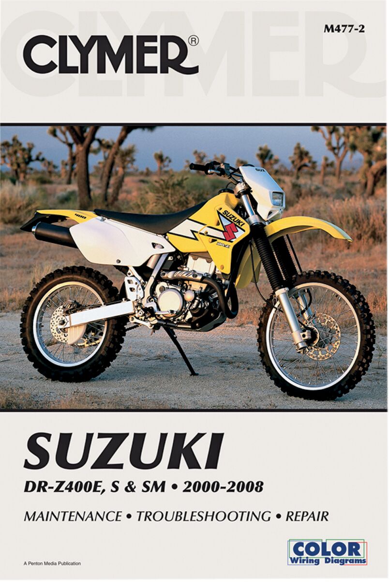 Clymer Manual Su Dr Z400 2000 12