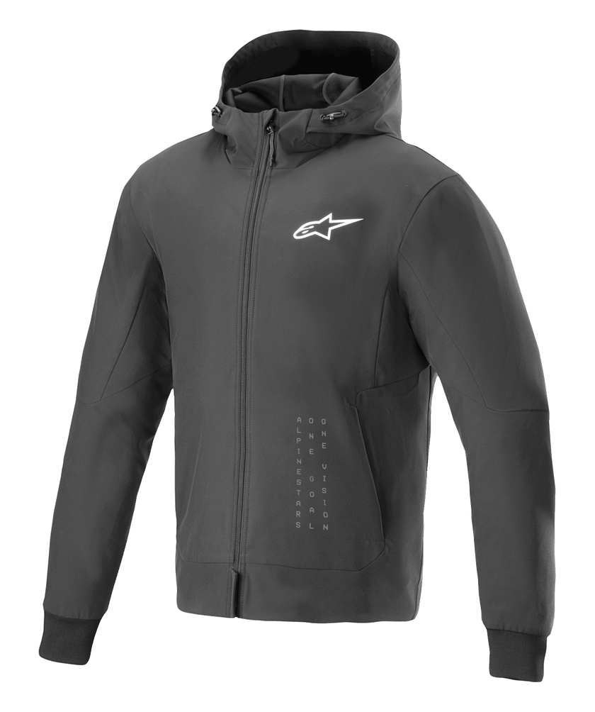 Radium Tech Hoodie, Black & White