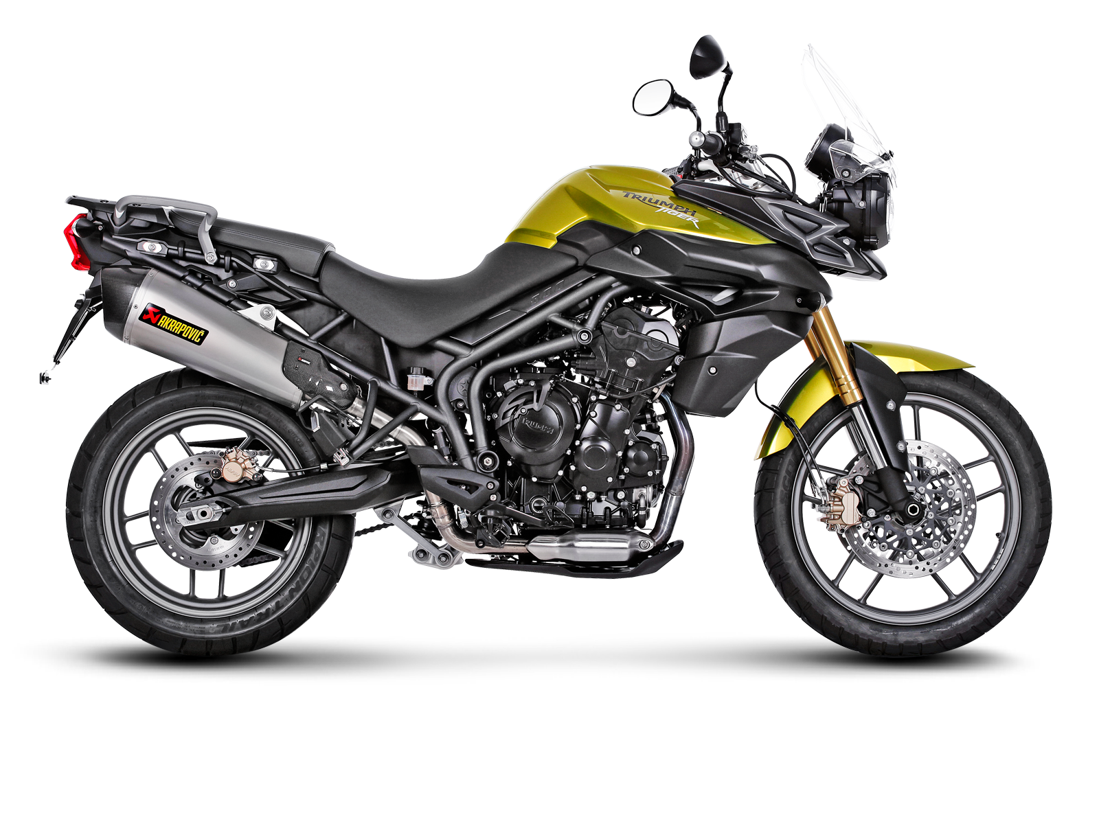 Slip-On Line Titanium, Grey - 11-16 Triumph Tiger 800