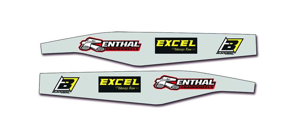 Blackbird Racing Swingarm Sticker Gas Mc21