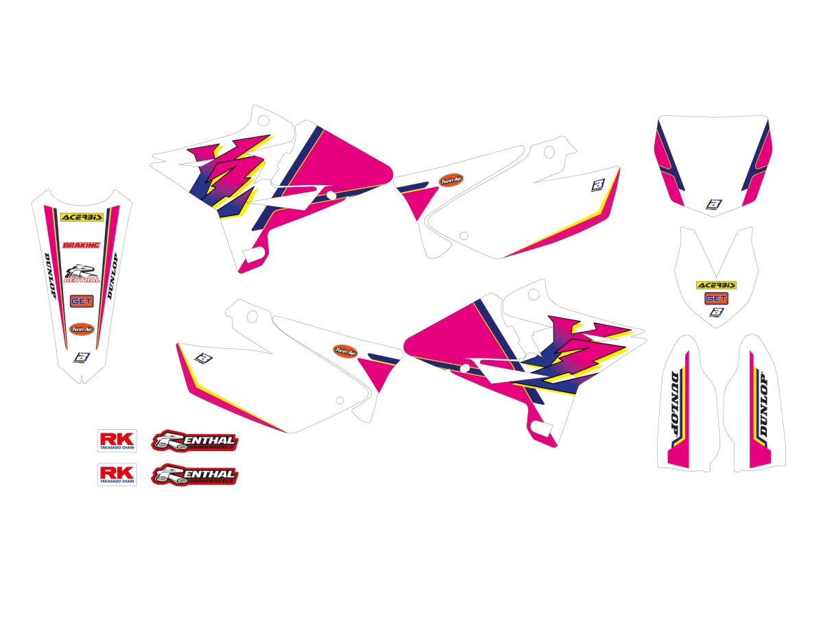 Blackbird Racing Graphic W/S Retro Yz