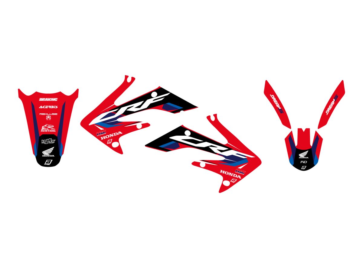 Blackbird Racing Graphic Kit Dream 5 Crf250 04