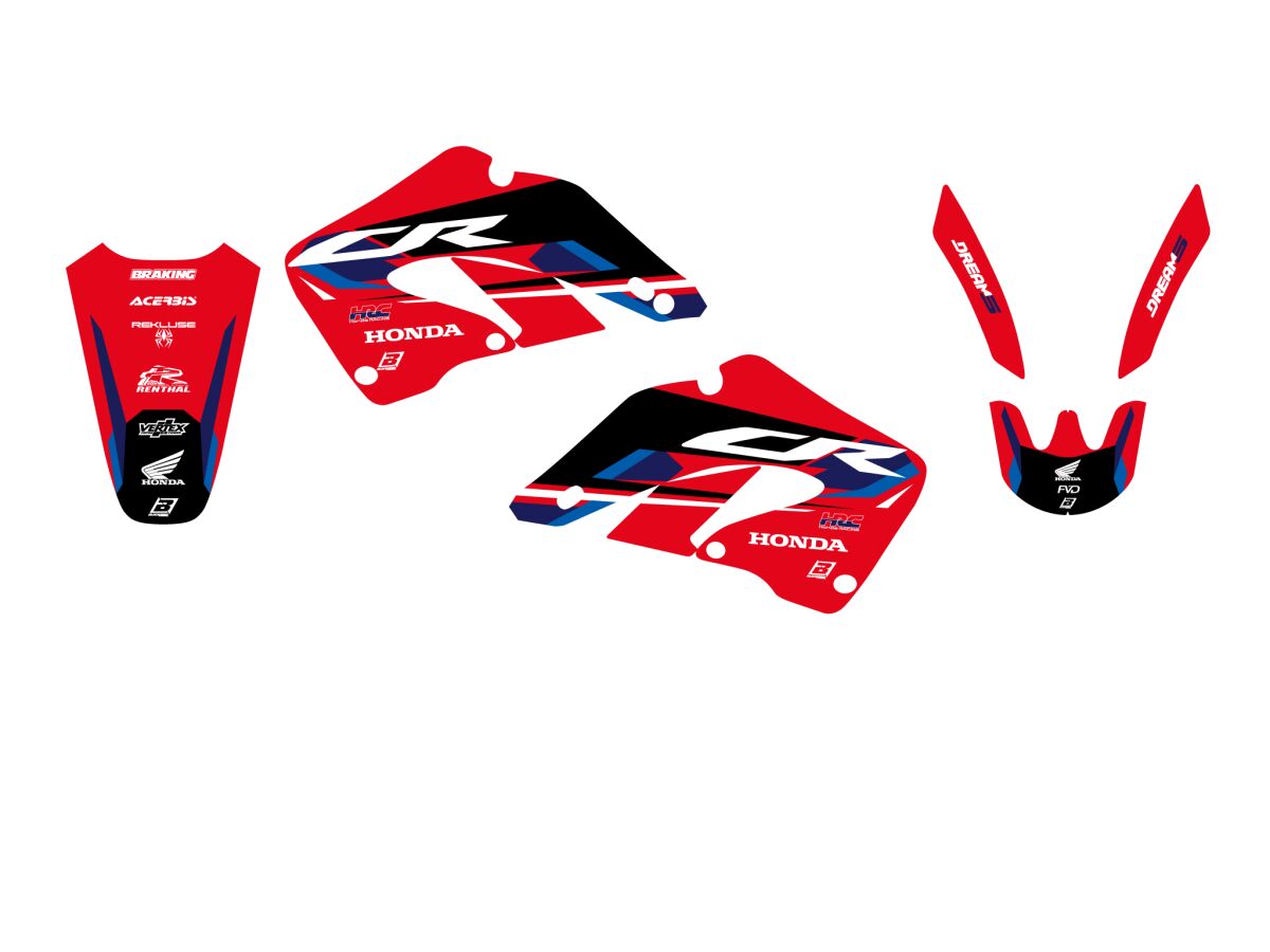 Blackbird Racing Graphic Kit Dream 5 Cr125 00 0