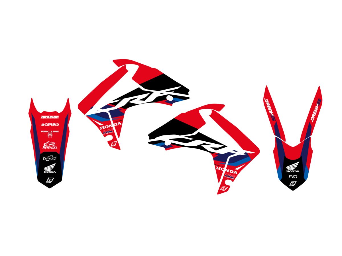 Blackbird Racing Graphic Kit Dream 5 Crf250 14