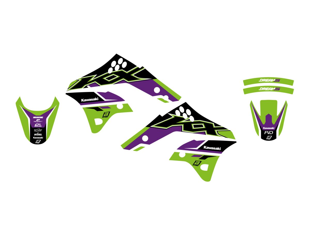 Blackbird Racing Graphic Kit Dream 5 Kxf250 06