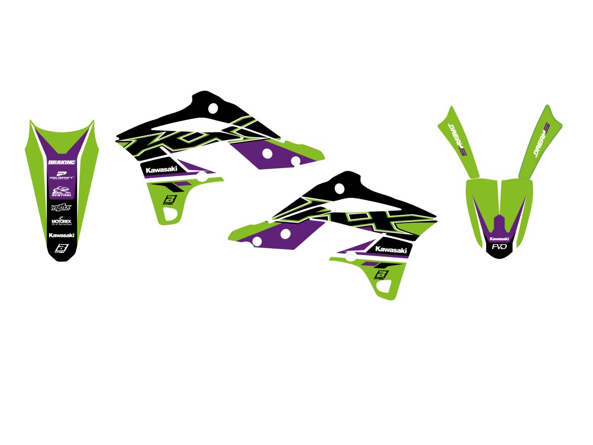 Blackbird Racing Graphic Kit Dream 5 Kxf250 13