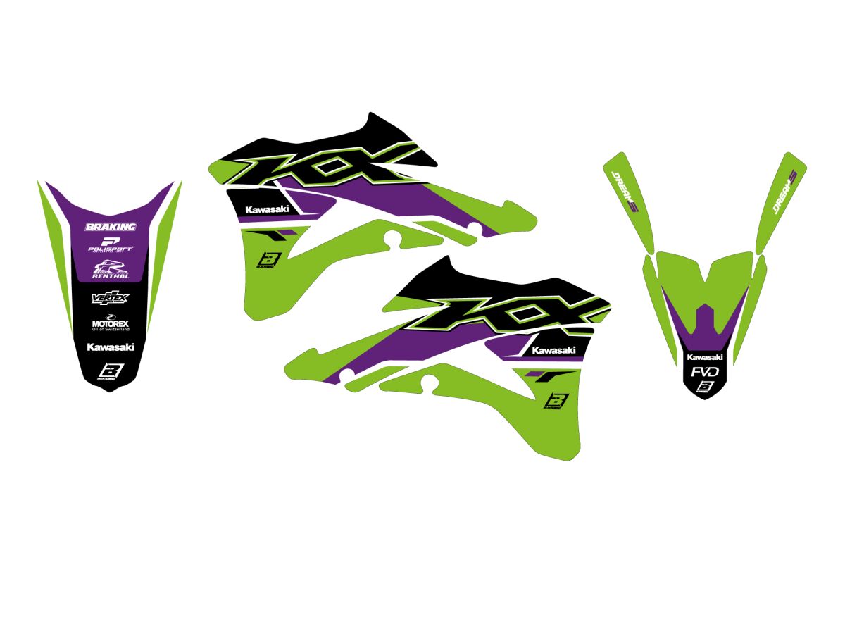 Blackbird Racing Graphic Kit Dream 5 Kx85 14 19