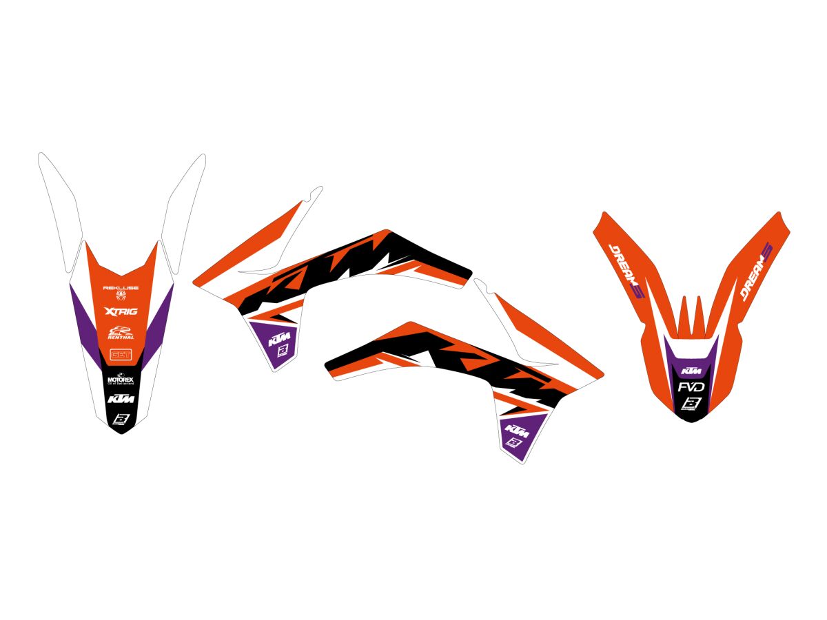 Blackbird Racing Graphiic Kit Dream 5 Sxf 11 12