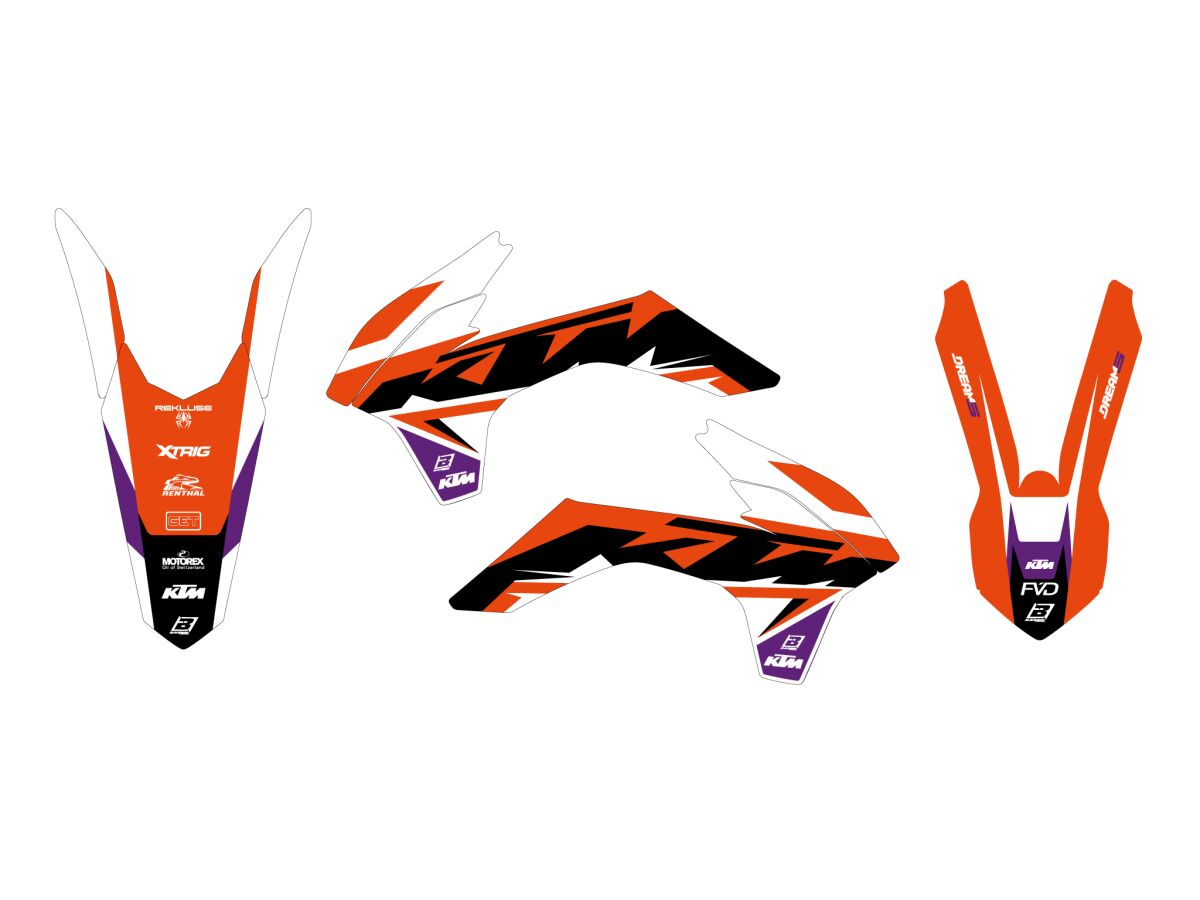 Blackbird Racing Graphic Kit Dream 5 Sxf 13 15