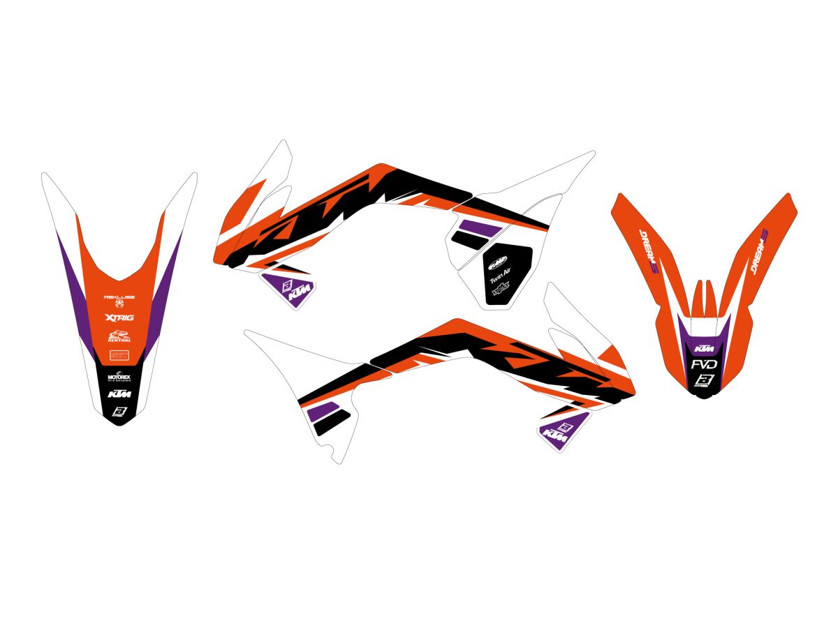 Blackbird Racing Graphic Kit Dream 5 Sx85 13 17