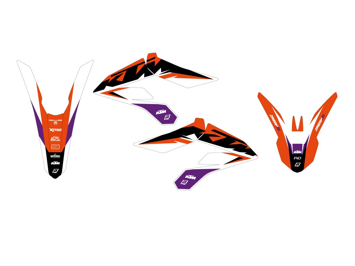 Blackbird Racing Graphic Kit Dream 5 Freeride