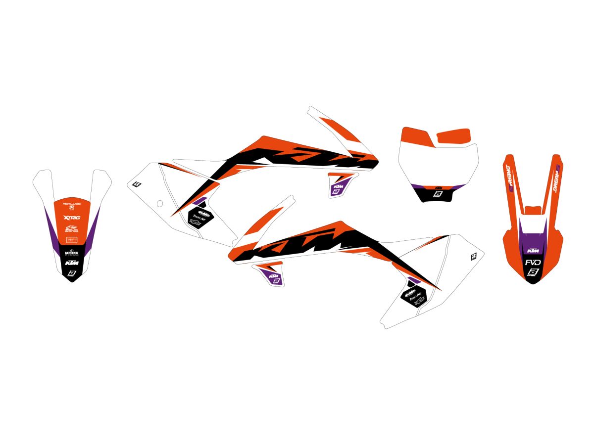 Blackbird Racing Graphic Kit Dream 5 Sx65 16 20