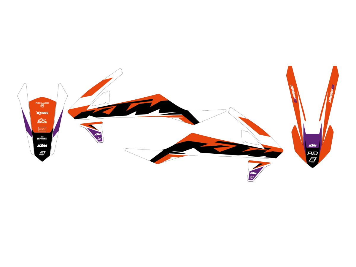 Blackbird Racing Graphic Kit Dream 5 Sx85 18 21