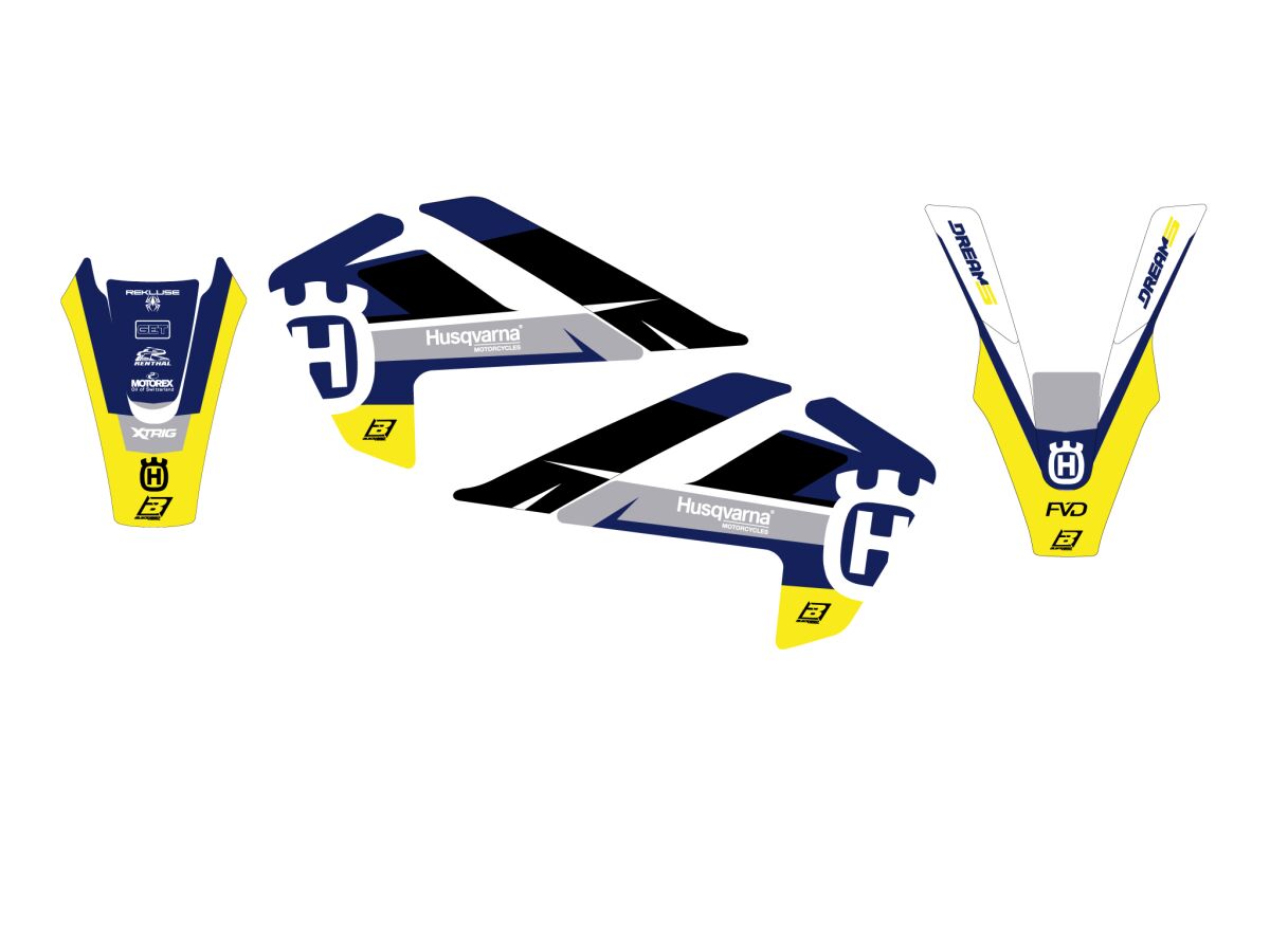 Blackbird Racing Graphic Kit Dream 5 Tc85 18