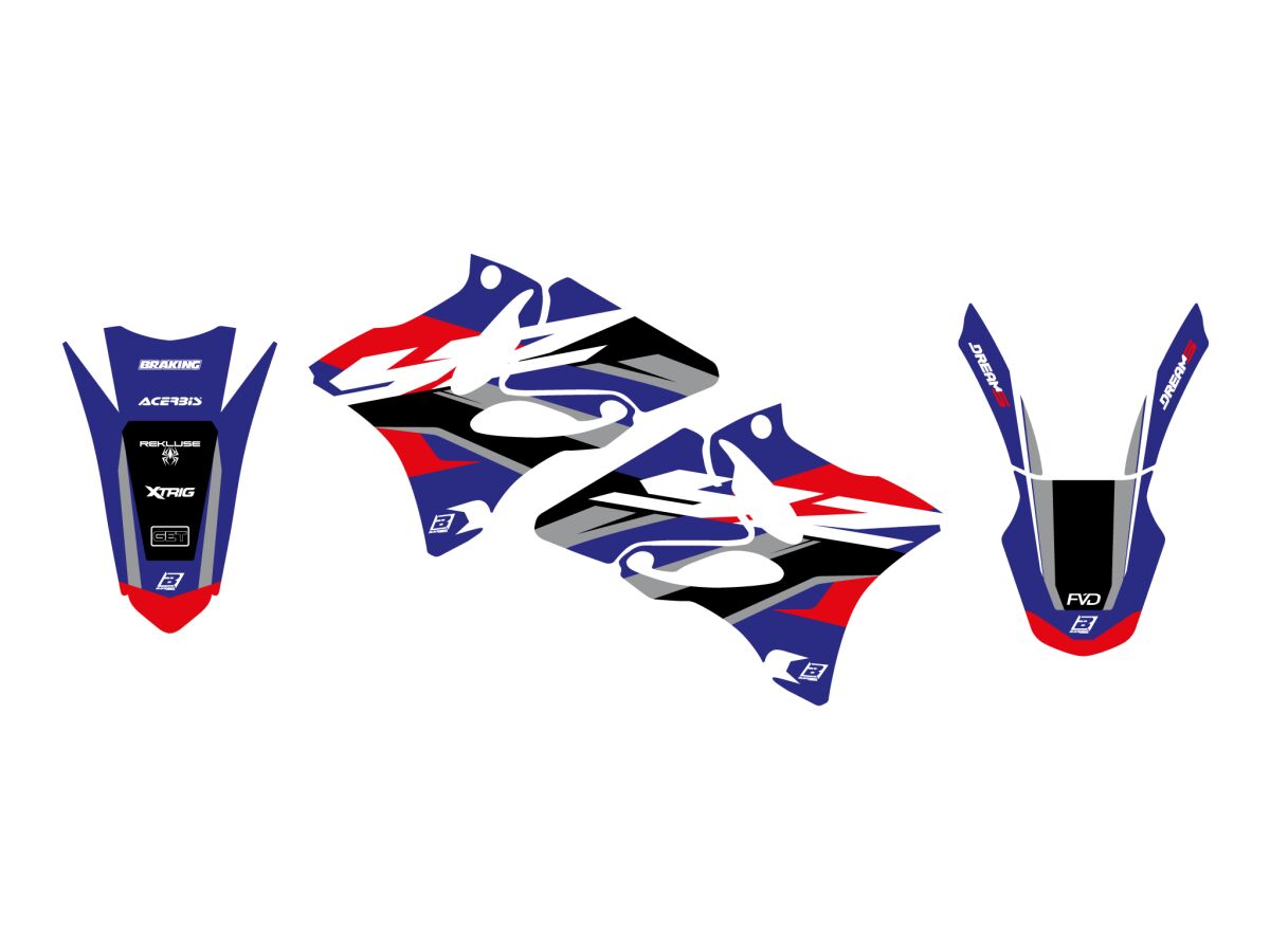Blackbird Racing Graphic Kit Dream 5 Yz 02 14