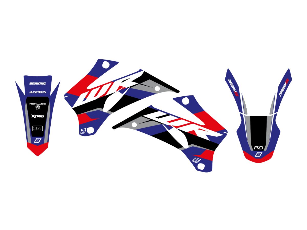 Blackbird Racing Graphic Kit Dream 5 Wrf250 07