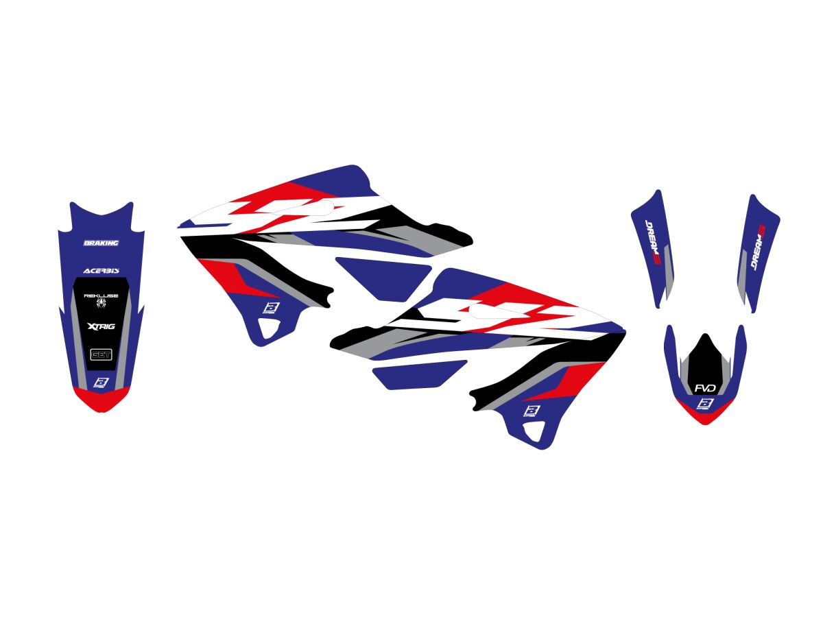Blackbird Racing Graphic Kit Dream 5 Yz 125/250