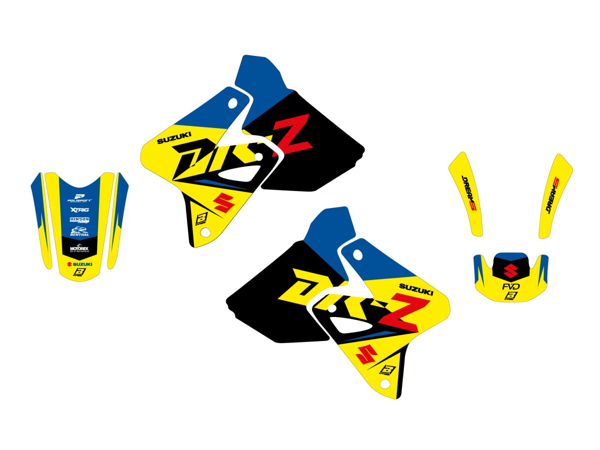 Blackbird Racing Graphic Kit Dream 5 Drz 400