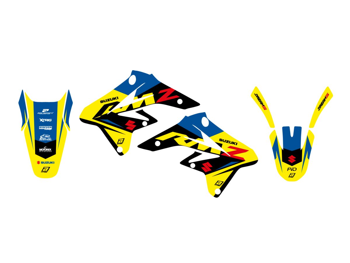 Blackbird Racing Graphic Kit Dream 5 Rmz250 07