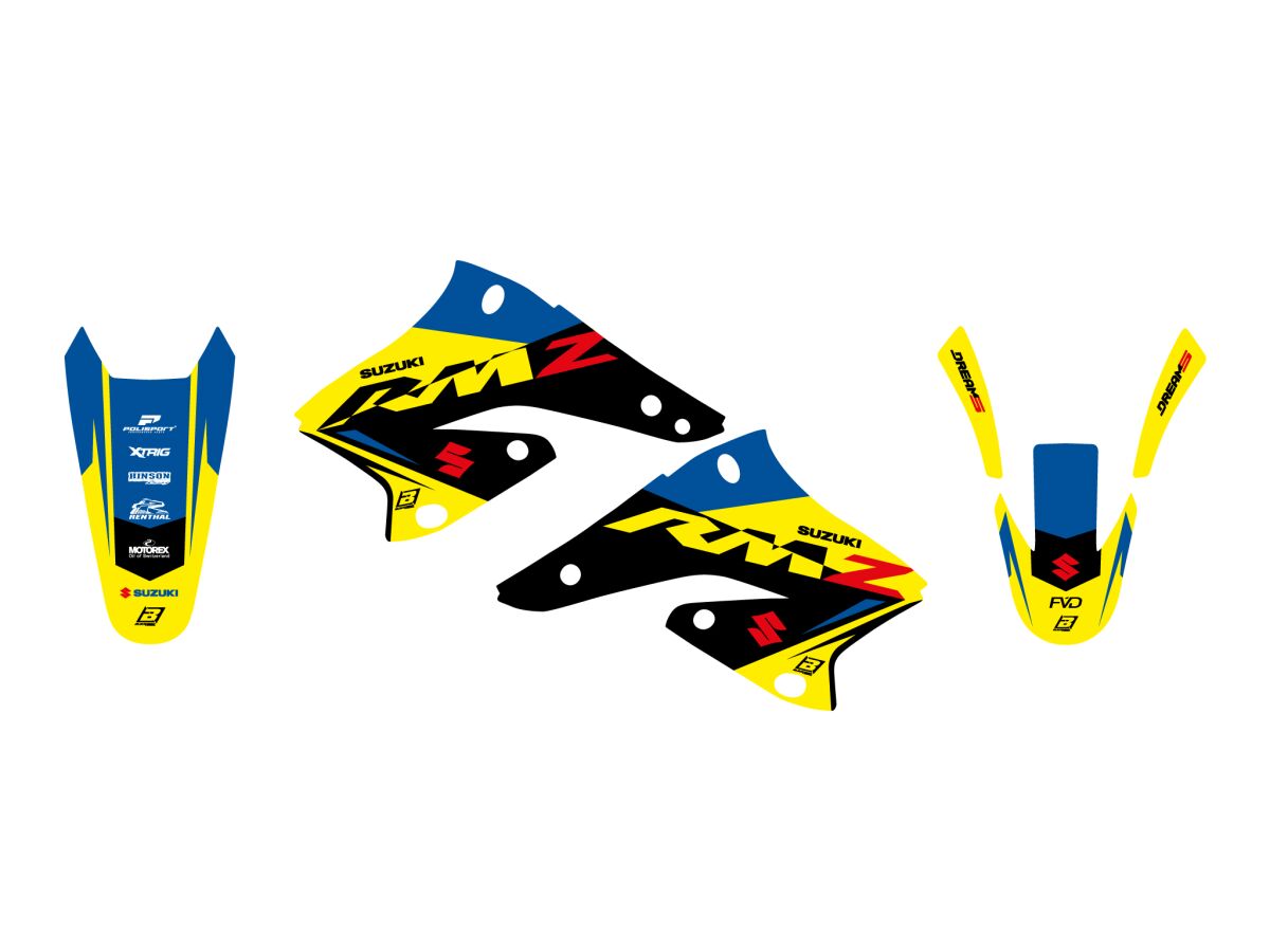 Blackbird Racing Graphic Kit Dream 5 Rmz250 04