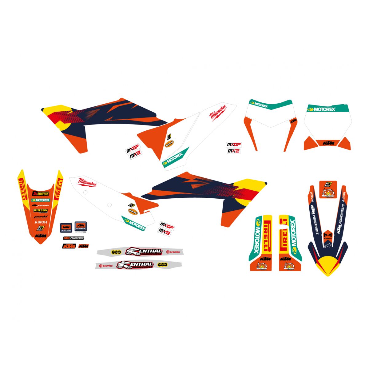 Blackbird Racing Graphic Kit Ktm Factory '25 Sx