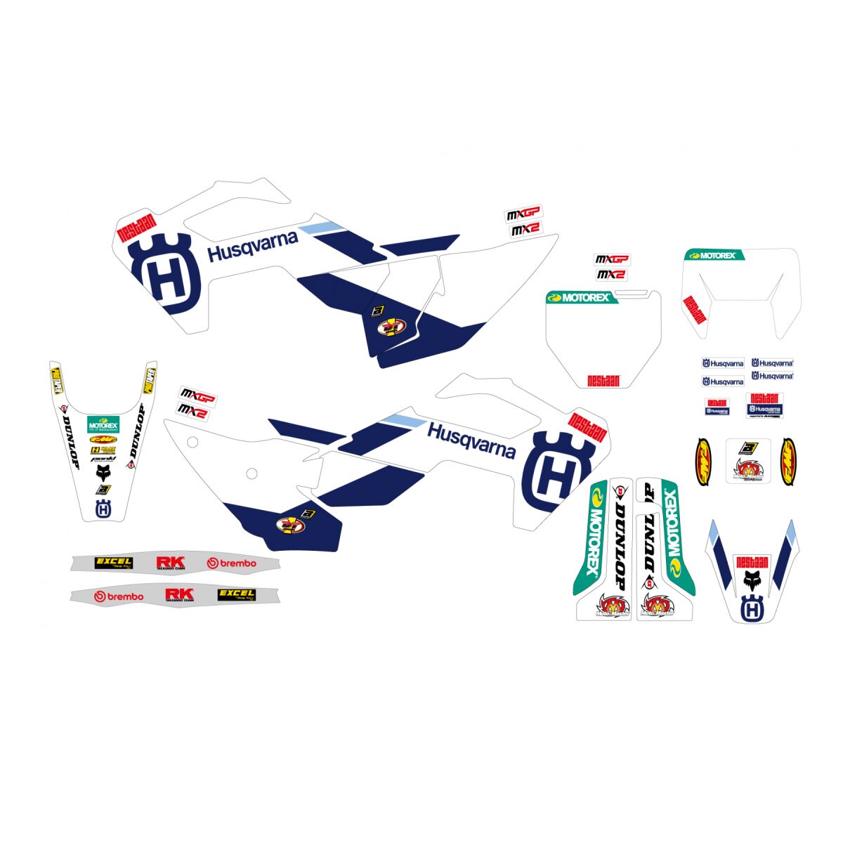 Blackbird Racing Graphic Kit Husky Factory '25