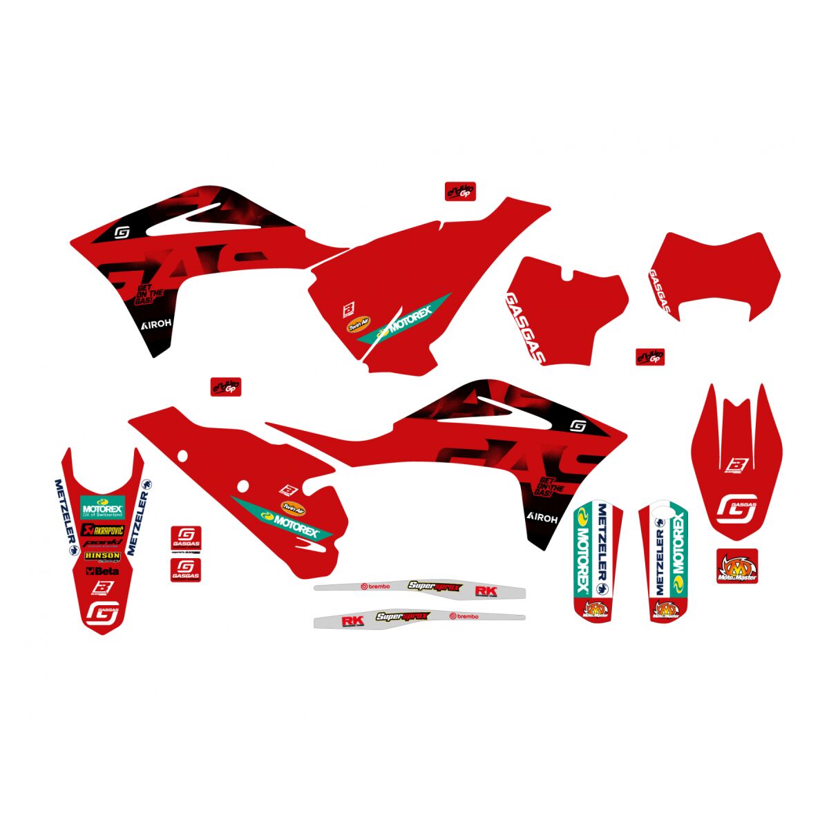 Blackbird Racing Graphic Kit Gasgas Factory '25