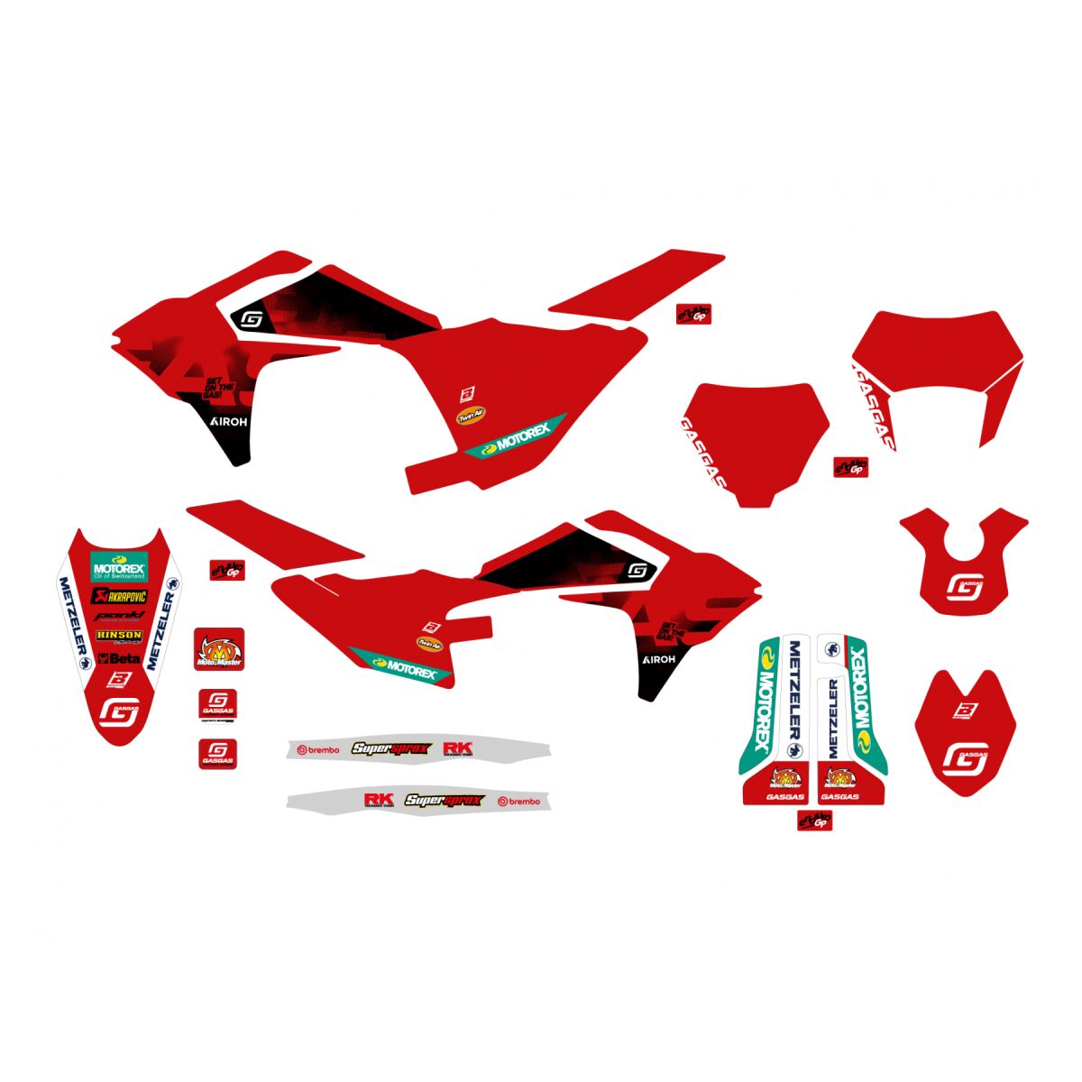 Blackbird Racing Graphic Kit Gasgas Factory '25