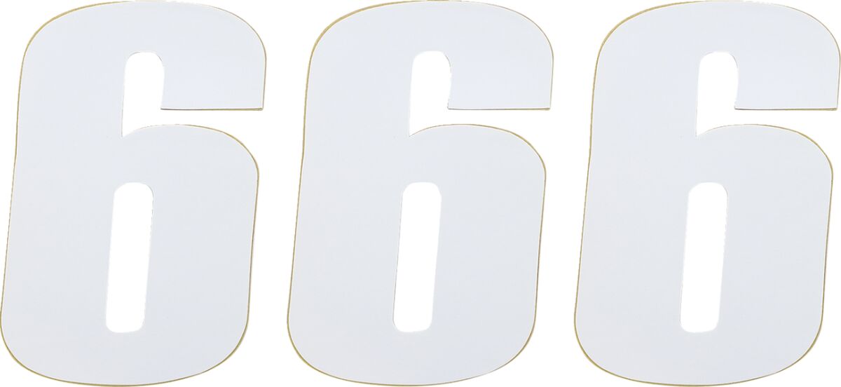 Moose Offroad Hard Parts Number Mse #6 4.5 White