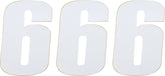 Moose Offroad Hard Parts Number Mse #6 4.5 White