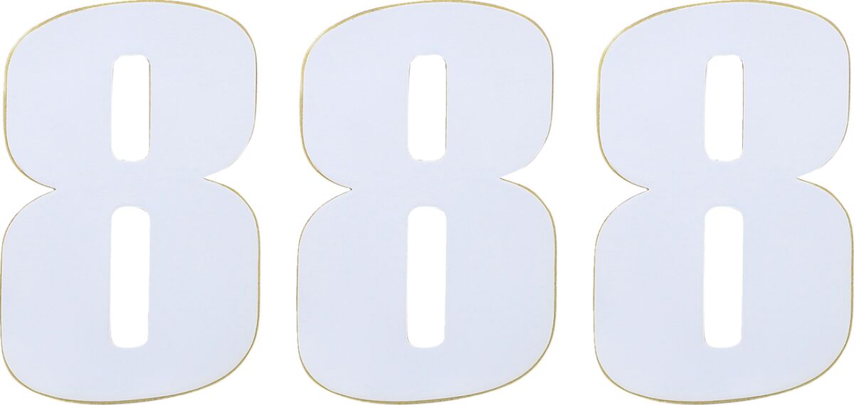 Moose Offroad Hard Parts Number Mse #8 4.5 White