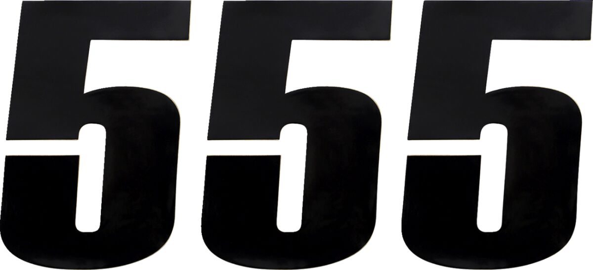 Moose Offroad Hard Parts Number Moose #5 6 Black