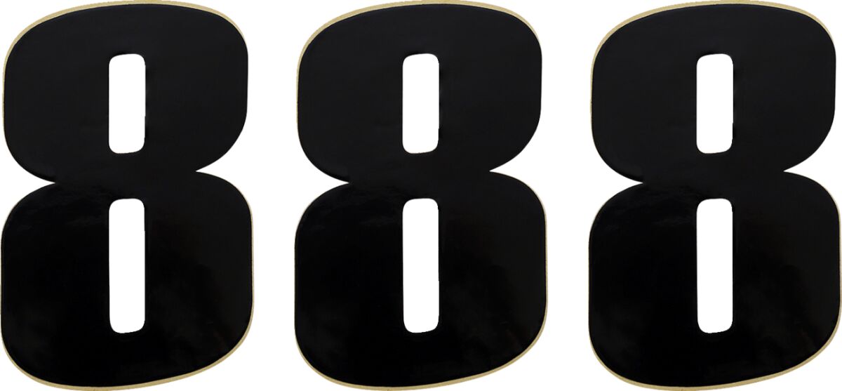 Moose Offroad Hard Parts Number Moose #8 6 Black