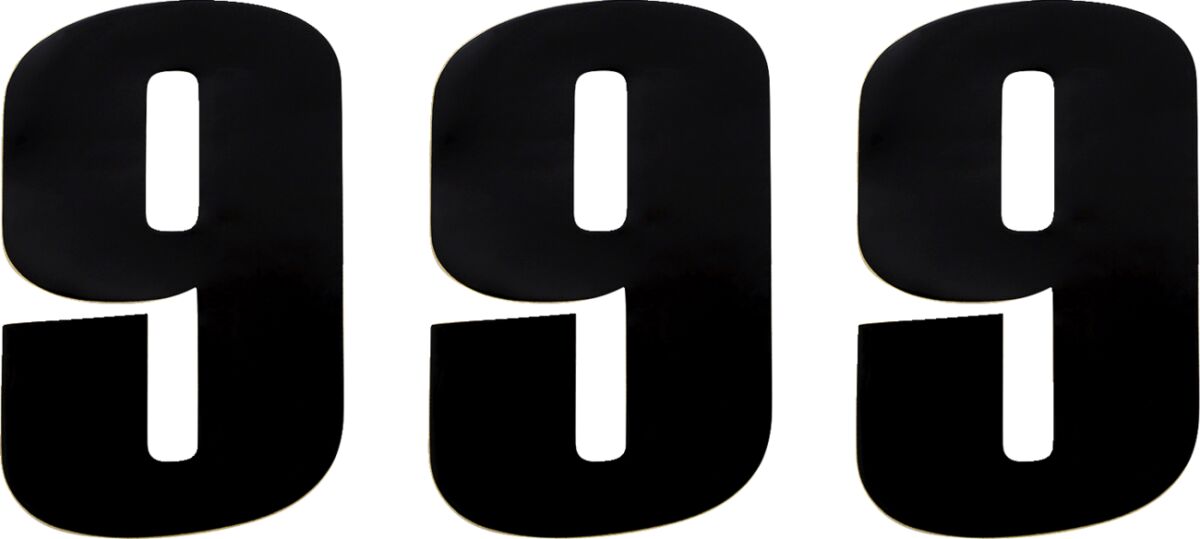 Moose Offroad Hard Parts Number Moose #9 6 Black