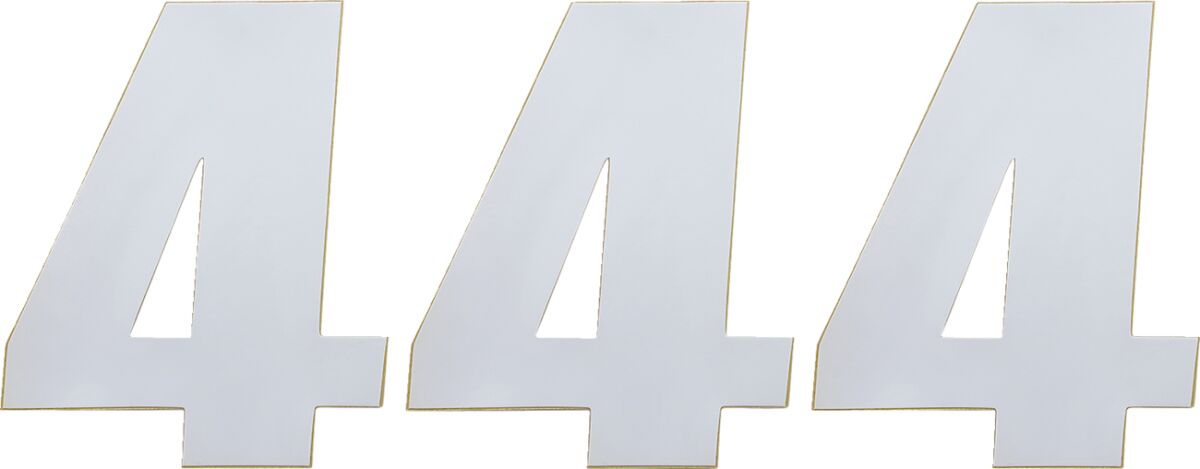 Moose Offroad Hard Parts Number Moose #4 6 White