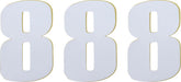 Moose Offroad Hard Parts Number Moose #8 6 White