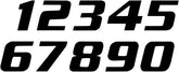 Blackbird Racing Number #4 16x20 Cm Bk