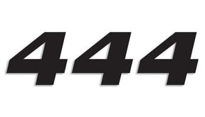 Blackbird Racing Number #4 16x20 Cm Bk