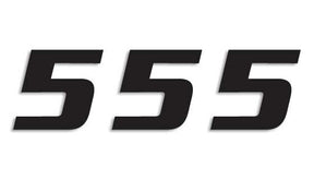 Blackbird Racing Number #5 16x20 Cm Bk
