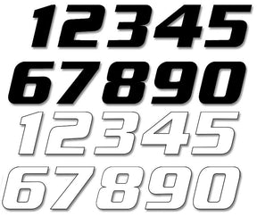 Blackbird Racing Number #6 16x20 Cm Bk