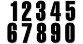 Blackbird Racing Numbers #0 9 13 X7 Cm Bk