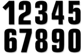 Blackbird Racing Numbers #0 9 16 X7 Cm Bk