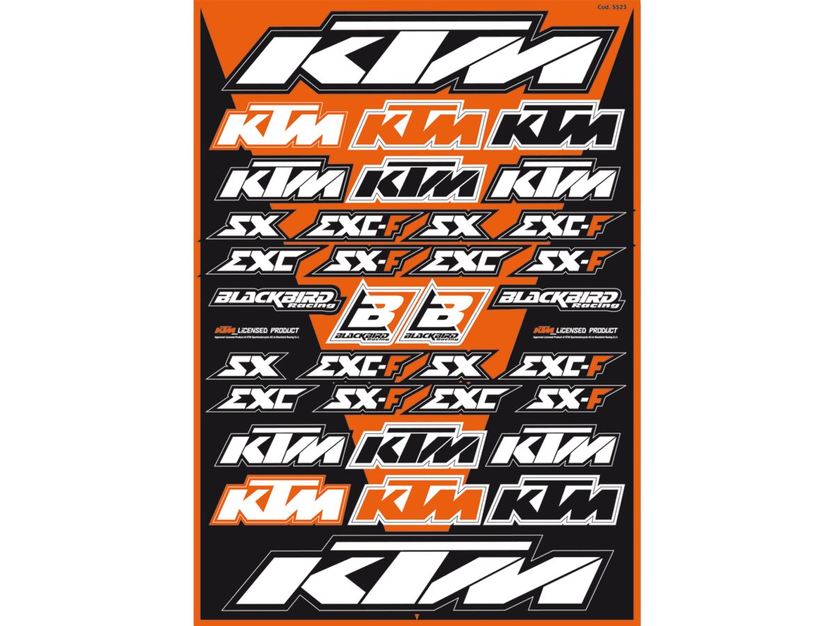 Blackbird Racing Decal Logo Kit Ktm