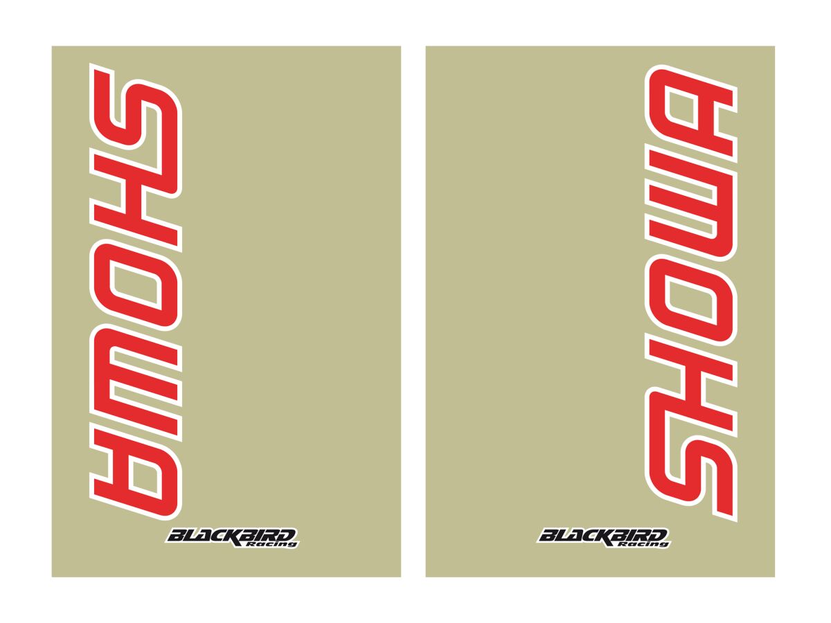 Blackbird Racing Fork Stickers Showa Cl