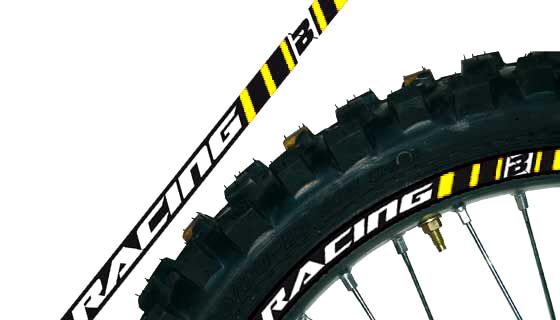 Blackbird Racing Rim Decal Yl