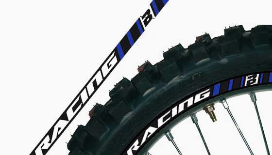 Blackbird Racing Rim Decal Bl