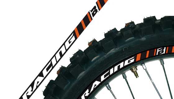 Blackbird Racing Rim Decal Or