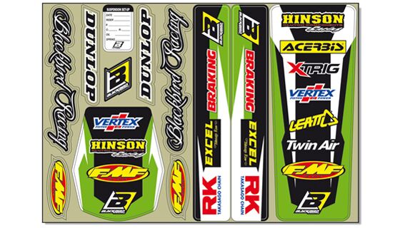 Blackbird Racing Decal Logo Kit Gn